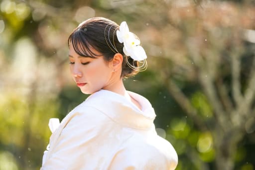 続いて新婦様のソロカット