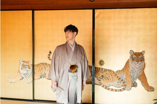 ご新郎様もソロ写真を
