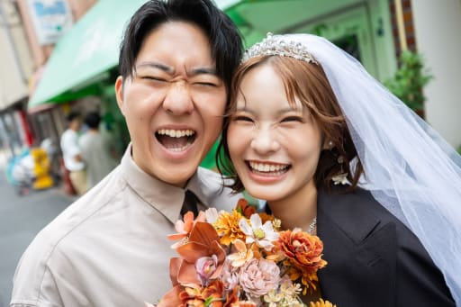 思い切りの笑顔