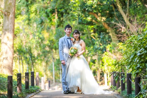 緑のコントラストが綺麗…