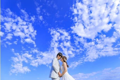 実はこの青空、加工なしなんです！！