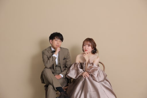 ベージュでシックに