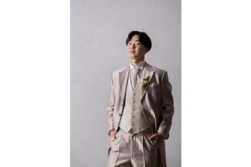 ご新郎様のソロショット