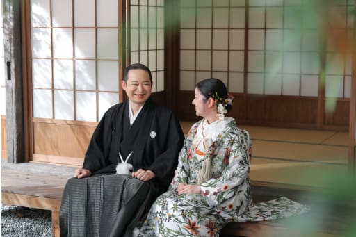 ご新郎様の表情も！