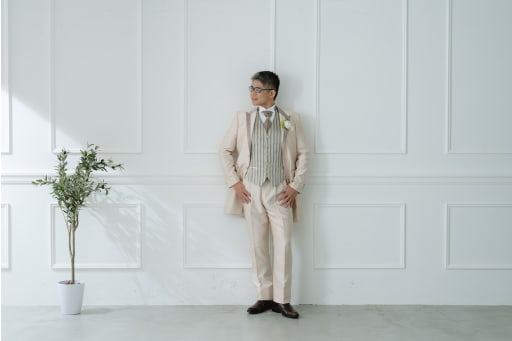 新郎様のソロショット