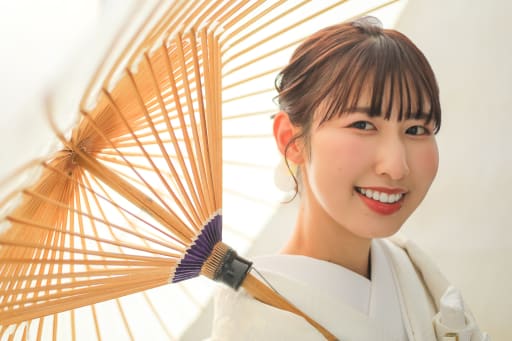 次に新婦様のソロカットです。