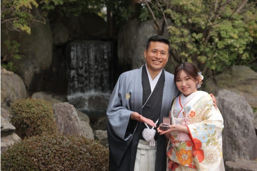 おふたり寄り添って