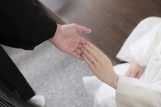 指輪ショットも！