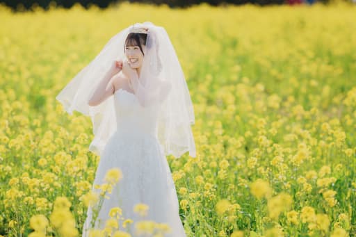 新婦様のソロカット。