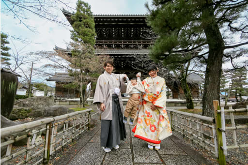 最後はご家族そろっての楽しいワンシーン！