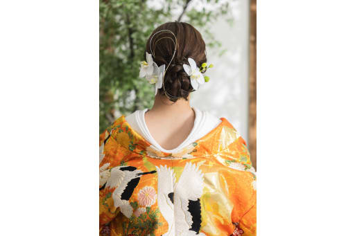 ご新婦様のヘアスタイル
