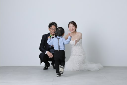 元気に駆け寄っていくお子様の後ろすがたも可愛かったです！