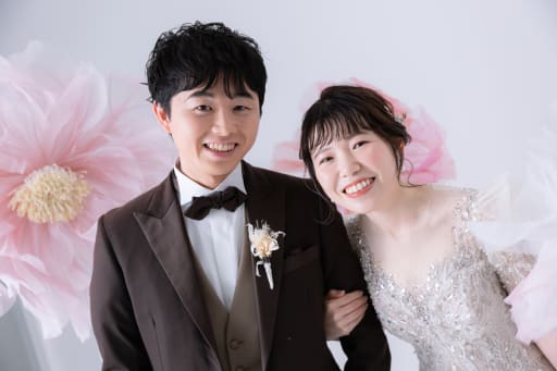 大きなお花で可愛らしく