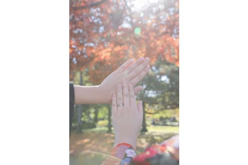 手元ショット。