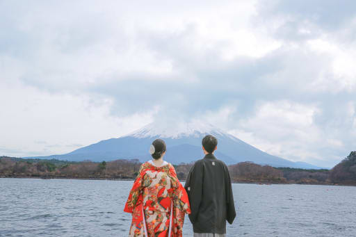 富士五湖での撮影