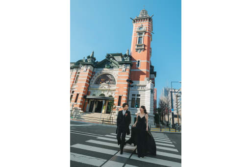 【横浜といえば！】開港記念会館前でハッピースマイル