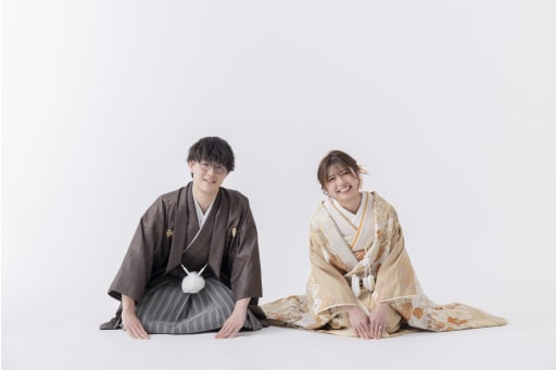 シンプルな背景でも