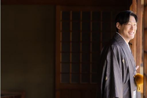 新郎様ソロショット