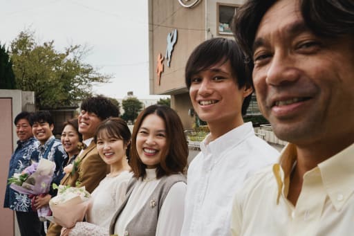 お二人の母校で！