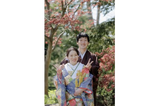 お茶目にピースもっ！