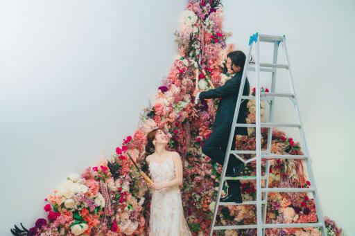 職業が庭師のご新郎様