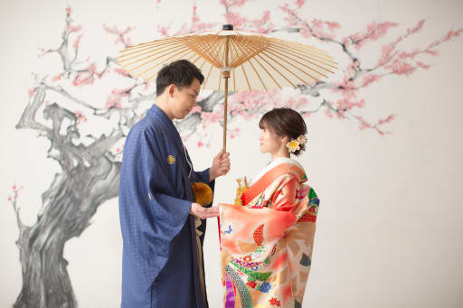 和傘と共に。