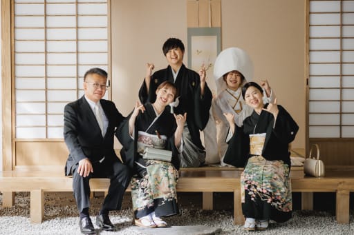 二人と家族、みんなの思い出です＾＾