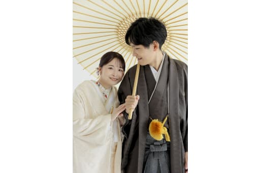 和傘ショットも
