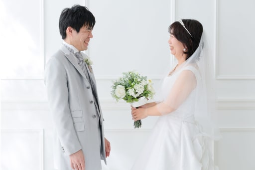 お二人の笑顔満開で！