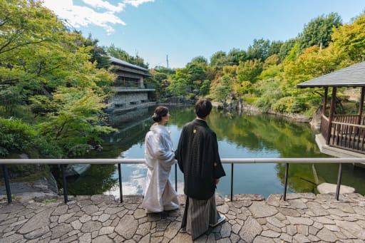 目白庭園の全景