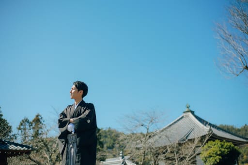 ご新郎様ソロショット