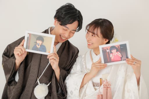 小さい頃の写真と