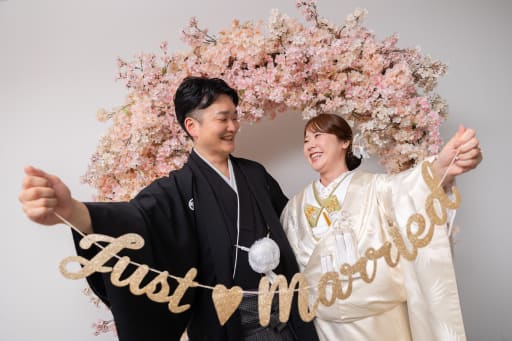 屋内庭園スタジオで