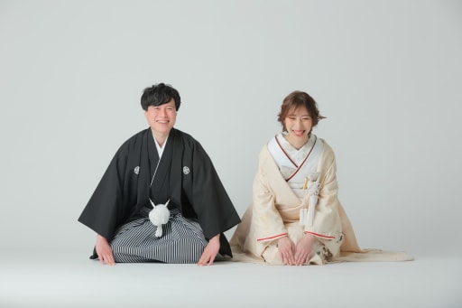 にっこり笑顔で