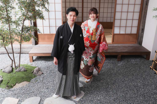 庭園の中をお散歩