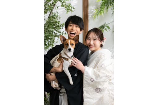 愛犬のベルくんと！