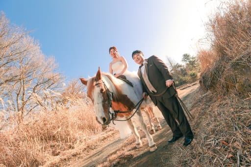 新郎様が導いて