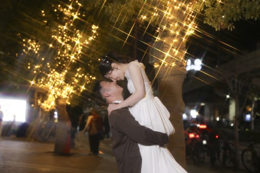 最後はイルミネーションで