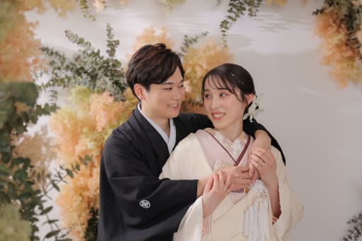 グッと寄り添ってのショットも素敵🫧