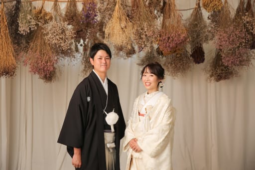 ドライフラワーで