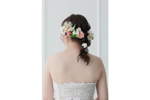 ご新婦様のヘアスタイル