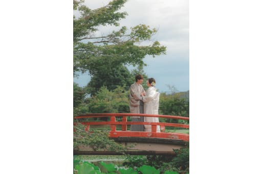 橋の上で♪