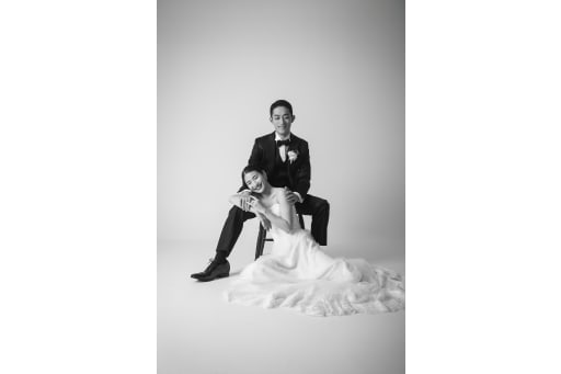 モノクロで残す自然な笑顔