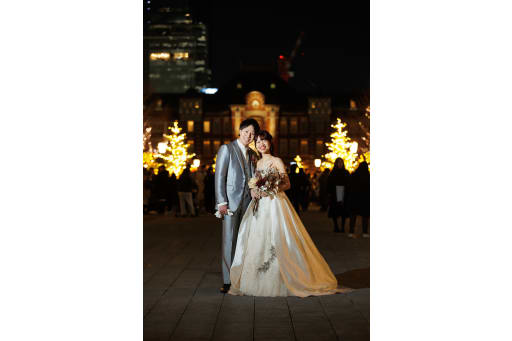 クリスマスマーケットがありながらもいい感じのイルミネーション