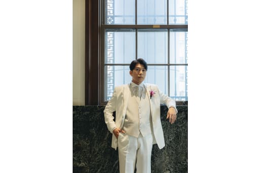 新郎様のソロカット！