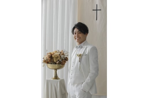 ご新郎様ソロショット