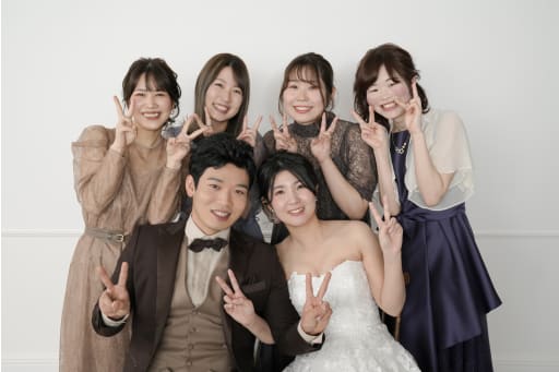 最後は仲良くピースサインで✌