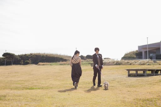 ワンちゃんも一緒に！