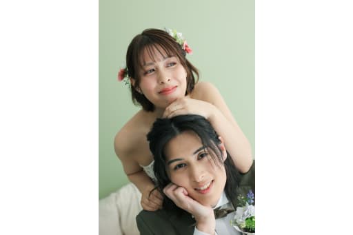 顎を乗せて