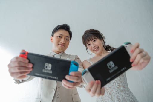 趣味のゲームで撮影